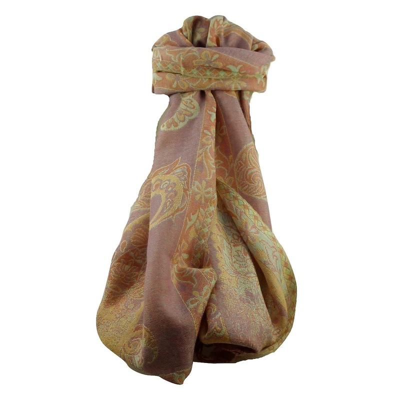 Muffler Scarf 8833 in Fine Pashmina Wool Heritage Range by Pashmina & Silk | Fruugo SG