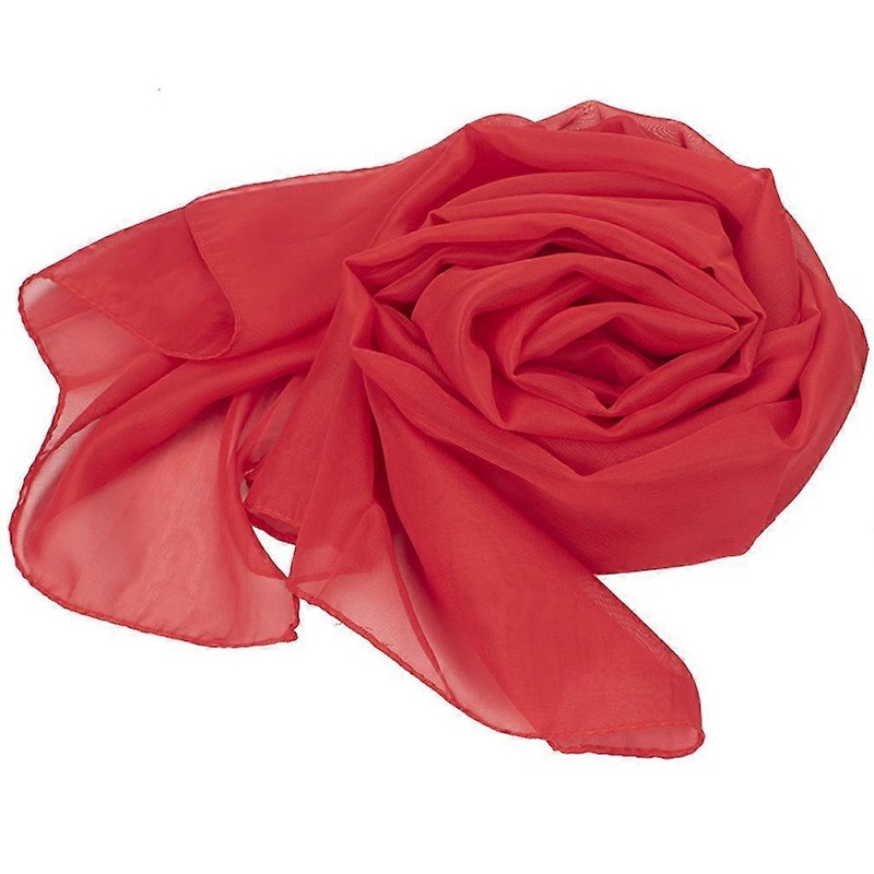 Women’s Red Chiffon Scarf Dancing Shawl Decorative Shawl for Show | Fruugo SG