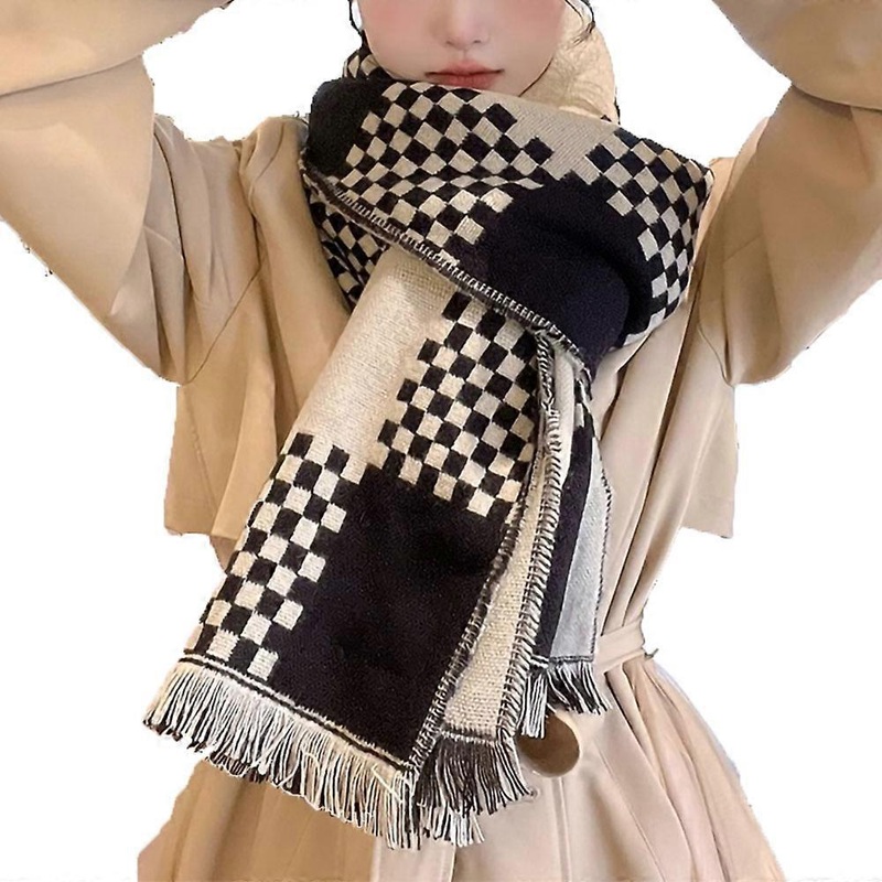 Autumn Winter Men’s Cotton Scarf, Men’s Neckerchief Basic Scarf | Fruugo SG