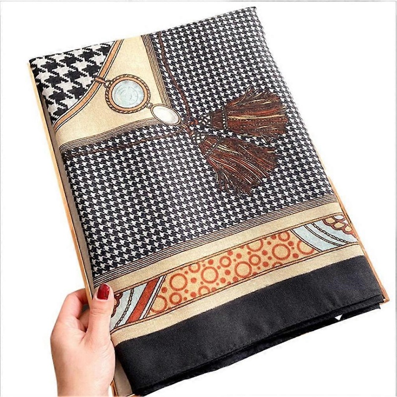 Elegant Long Scarf Silkly Shawl Summer Cotton Linen Wrap for Lady | Fruugo SG