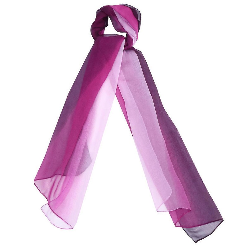 Elegant Muffler Purple Gradient Scarf Stylish Shawl 160x50cm Dustproof 1Set | Fruugo SG