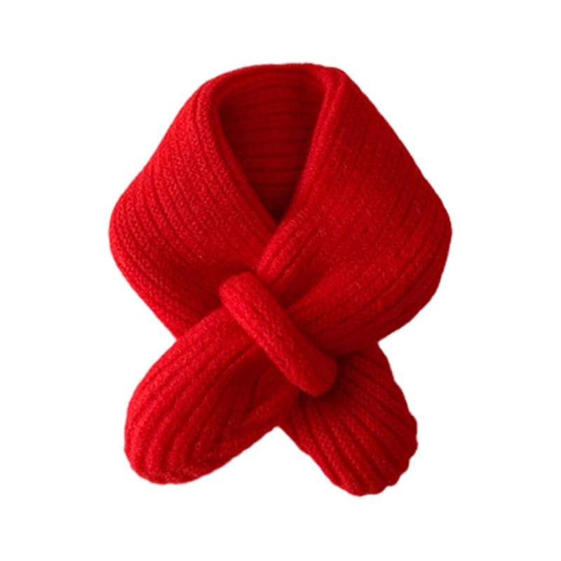 Fashionable Kids Knitted Scarf Soft & Warm Solid Color Scarf Stylish Children Wool Scarf Soft & Comfortable Scarf Gift  Red | Fruugo SG