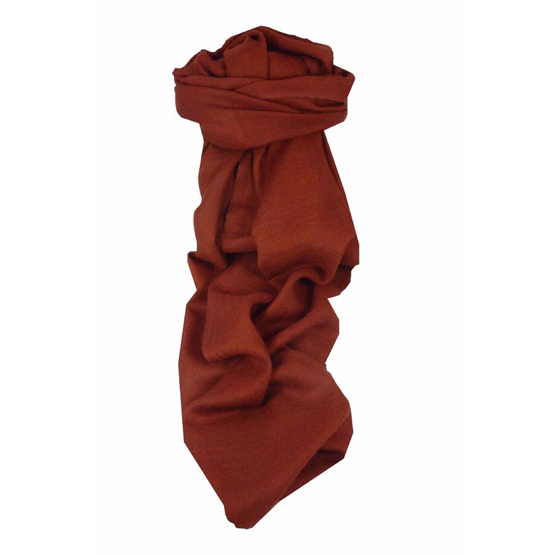 Fine Cashmere Scarf Karakoram Birds-Eye Weave Tuscan by Pashmina & Silk | Fruugo SG