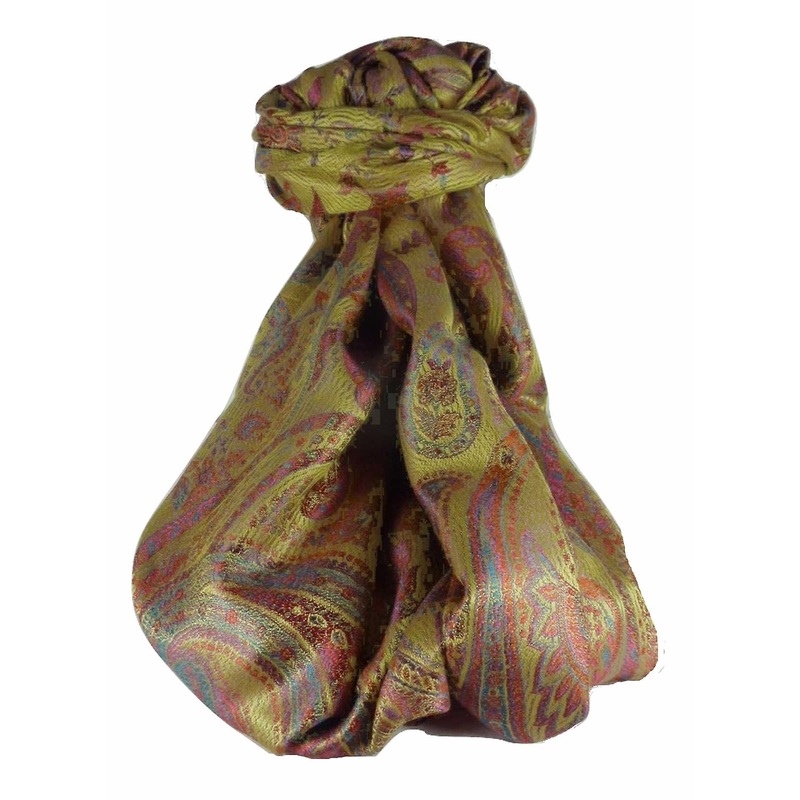 Jamawar Premium Silk Stole Pattern 0379 by Pashmina & Silk | Fruugo SG