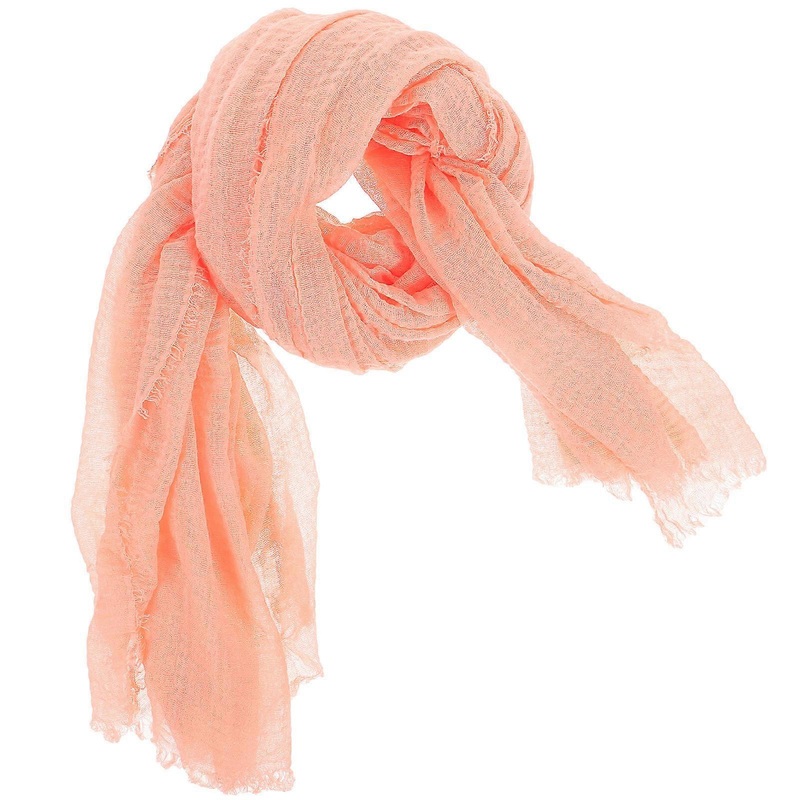 Lightweight Scarf Women’s Scarf Linen Scarf Casual Wear Pink 180x100cm Fashion Accessory 1Pack | Fruugo SG