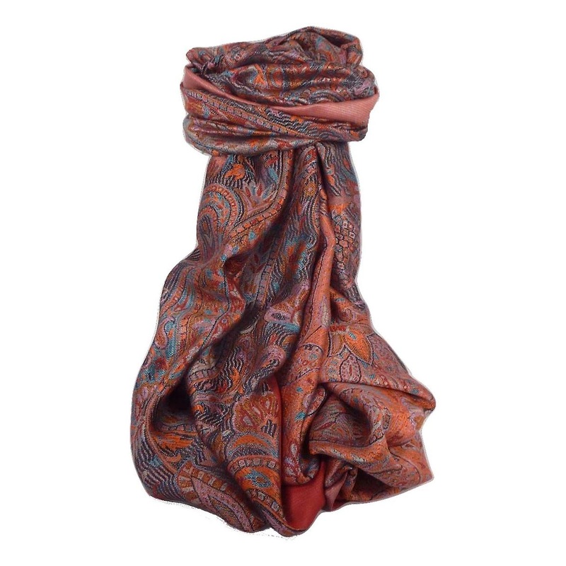 Mens Jamawar Premium Silk Scarf Pattern 4289 by Pashmina & Silk | Fruugo SG