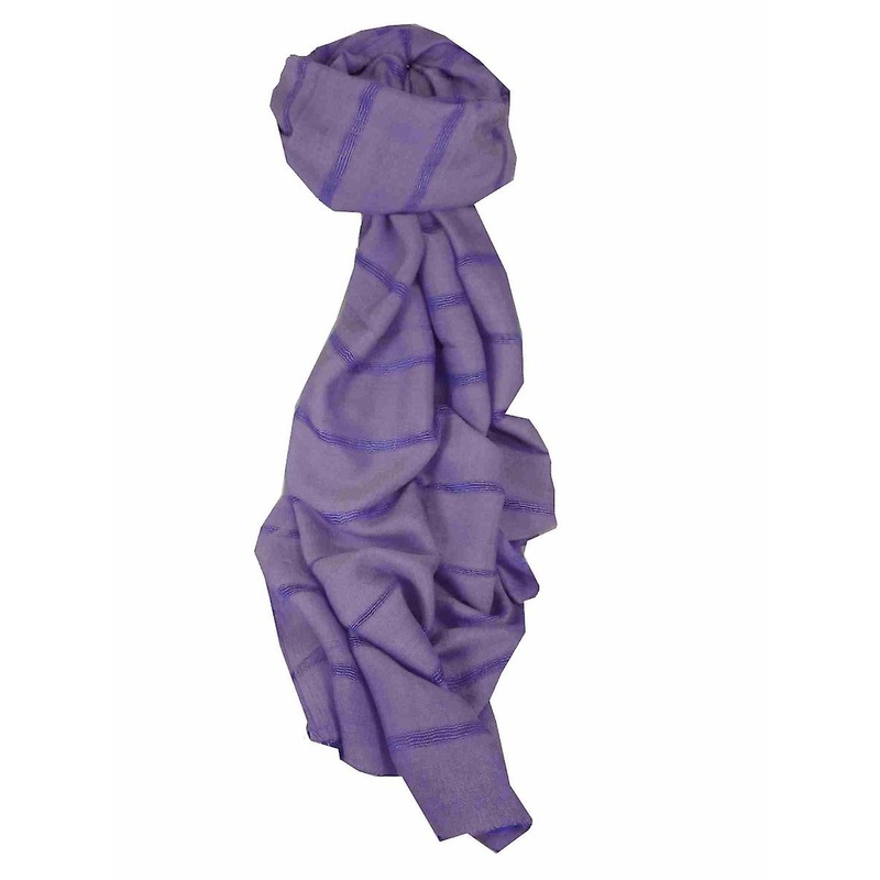 Mens Vietnamese Long Silk Scarf Hue Violet by Pashmina & Silk | Fruugo SG