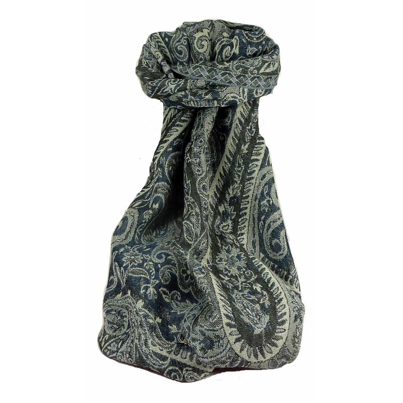 Muffler Scarf 1833 in Fine Pashmina Wool Heritage Range by Pashmina & Silk | Fruugo SG
