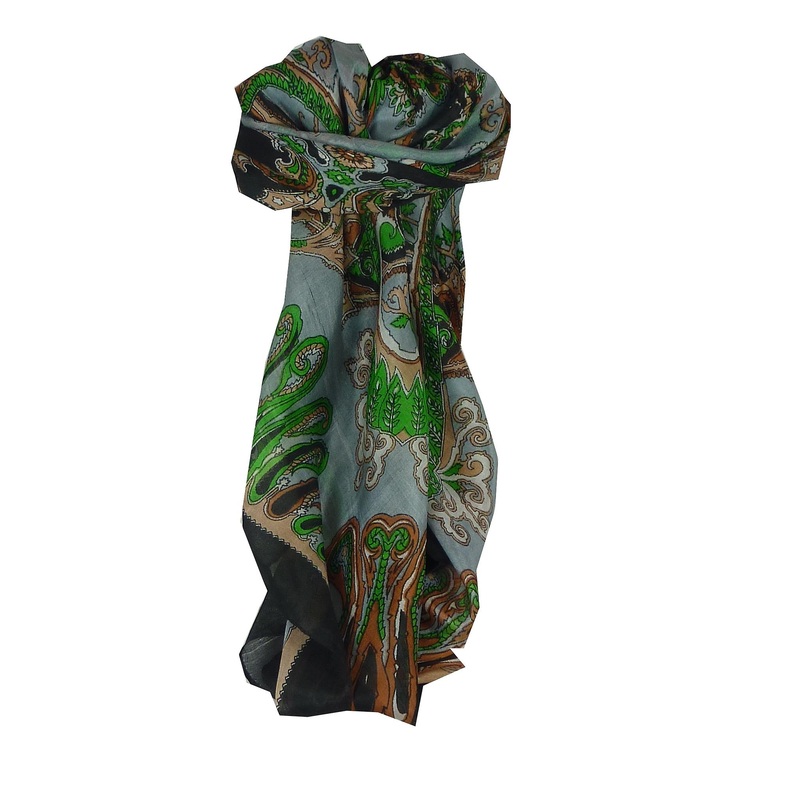Mulberry Silk Classic Square Scarf Querim Black by Pashmina & Silk | Fruugo SG