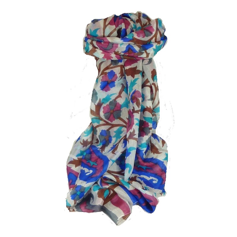 Mulberry Silk Contemporary Long Scarf Mooli Copper by Pashmina & Silk | Fruugo SG