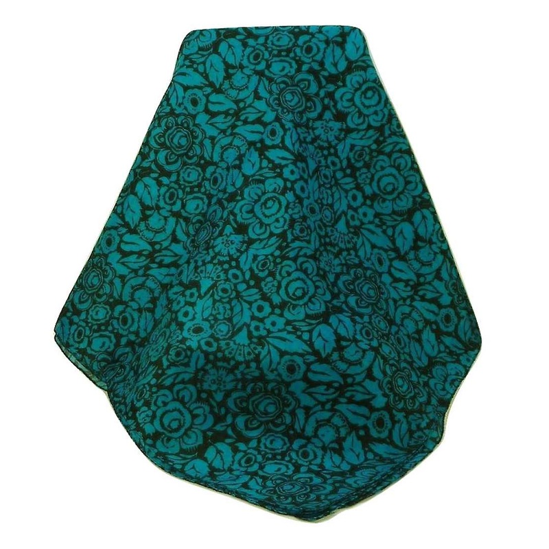 Mulberry Silk Contemporary Square Scarf Quila Aqua by Pashmina & Silk | Fruugo SG