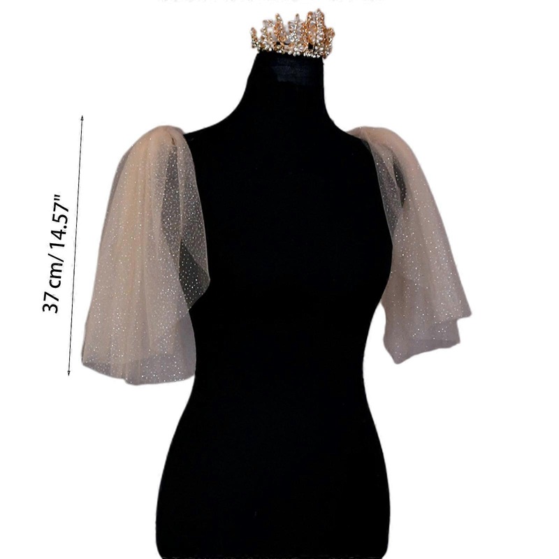 Bridal Wedding Shawl Multi Color Sheer Wrap Wedding Shawl Shrug Wrap Gilding Design Shinning Shoulder Prom Capelet  White | Fruugo SG