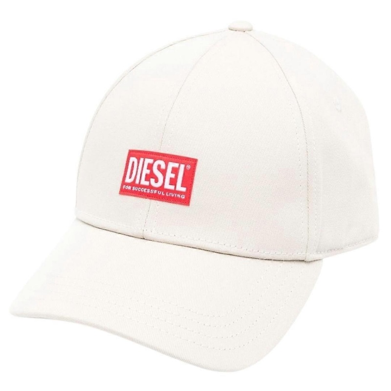 Diesel Patch Logo White Cap | Fruugo SG