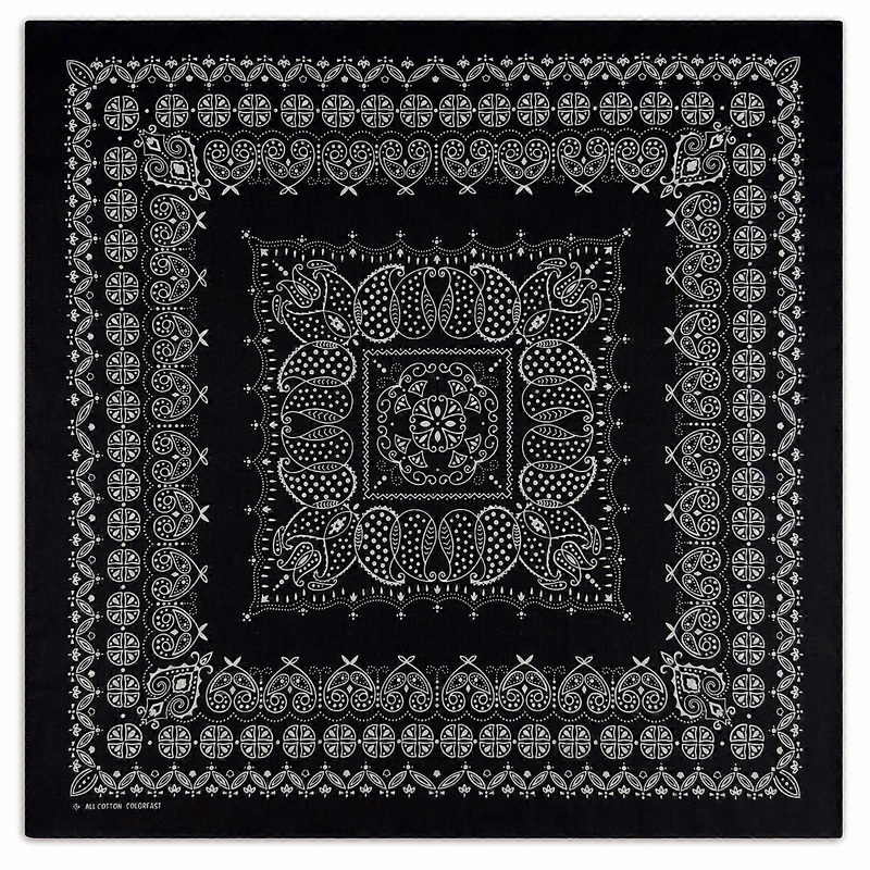 Durability Cotton Handkerchief Multifunctional Headscarf Cotton Bandanas for Men and Women  Black | Fruugo SG