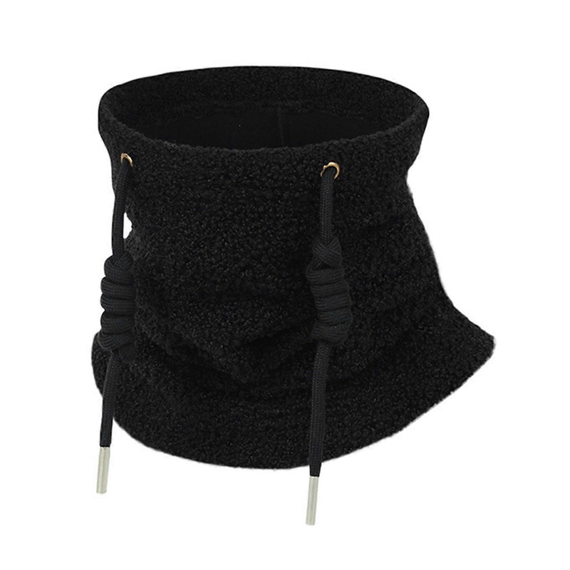 Durability Plush Scarf Comfortable Neck Cover Personality Fashionable Scarve for Unisex Outdoor Adventures  Black | Fruugo SG