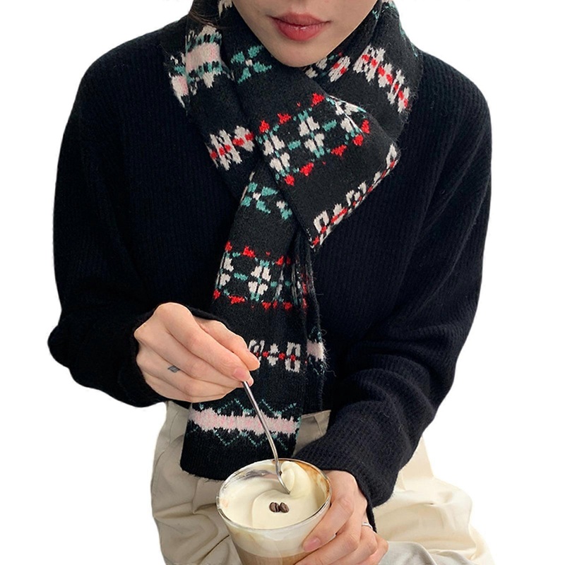 Fashion Pattern Scarf for Winter Autumn Knitted Neck Scarf for Women and Girl All Matching Casual and Formal Long Scarf | Fruugo SG
