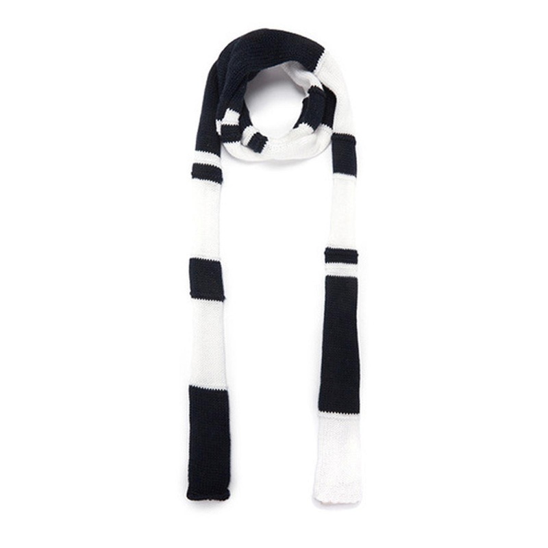 Knit Scarf for Women Long Skinny Belt Necktie Neck Scarf Girls Photo Props Long Neckerchief Skinny Scarf Necktie  Black | Fruugo SG