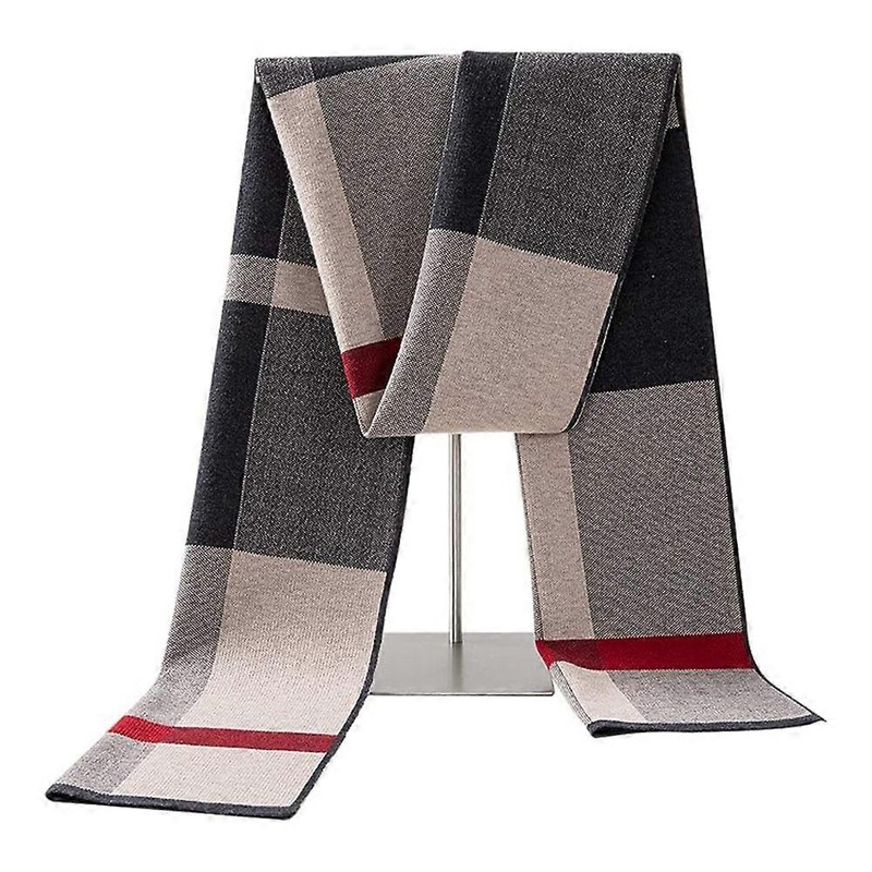 Men’s Scarf Winter Cashmere Feel Scarves for Men Long Fashion | Fruugo SG
