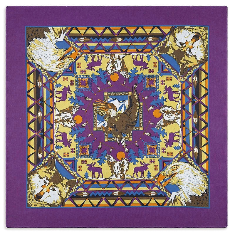 Colorful Hairband Scarf Breathable Cotton Handkerchief Durability Printed Headwrap for Men and Women  Purple | Fruugo SG