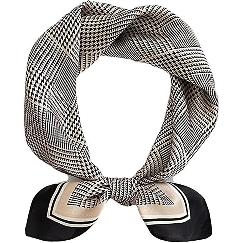 Fashion Hair Scarf For Women Lightweight Silk Feeling Head Scarves Square Bandanas 27.5 27.5 Inches | Fruugo SG