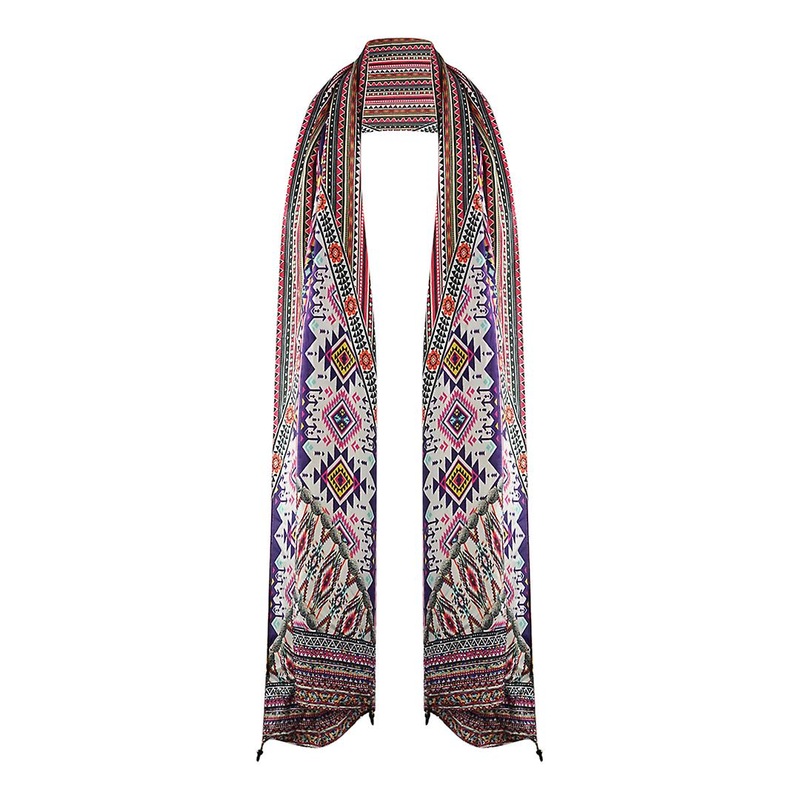 Inoa Peruvian Collection 1810 Multicoloured Long Rectangular Scarf | Fruugo SG