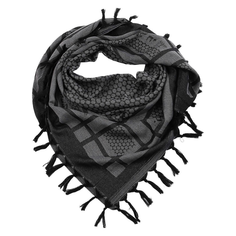 Jacquard Pattern Arab Scarf Outdoor Enthusiasts Kerchief Multi Purpose Square Turban for Male Outdoor Dustproof Props  Gray | Fruugo SG