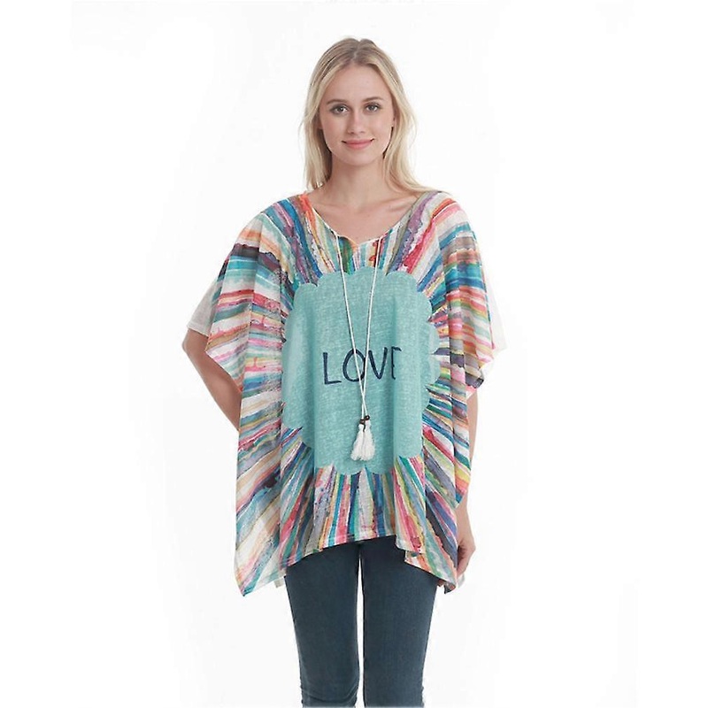 Lightweight Poncho Caftan Shawl Open Front Cardigant for Lady | Fruugo SG