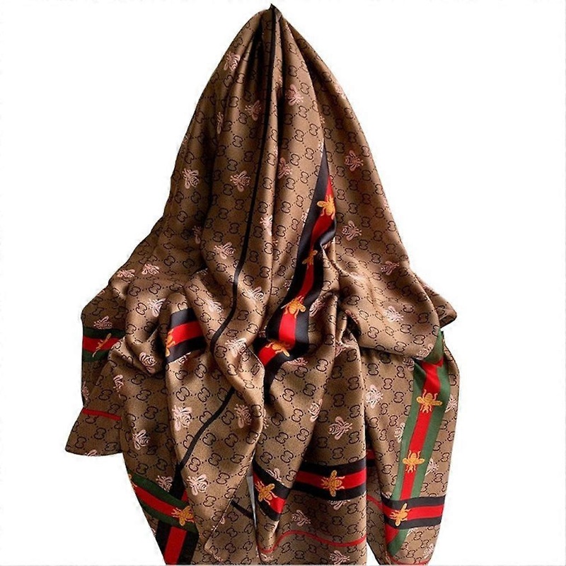 Long Scarf Silky Shawl Elegant Sun Proof Wrap Satin Scarf for Lady | Fruugo SG