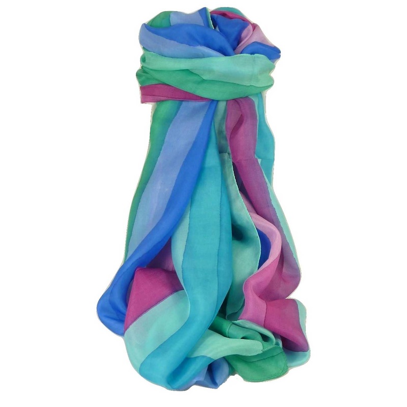 Mulberry Silk Classic Long Scarf Amre Rainbow Palette by Pashmina & Silk | Fruugo SG