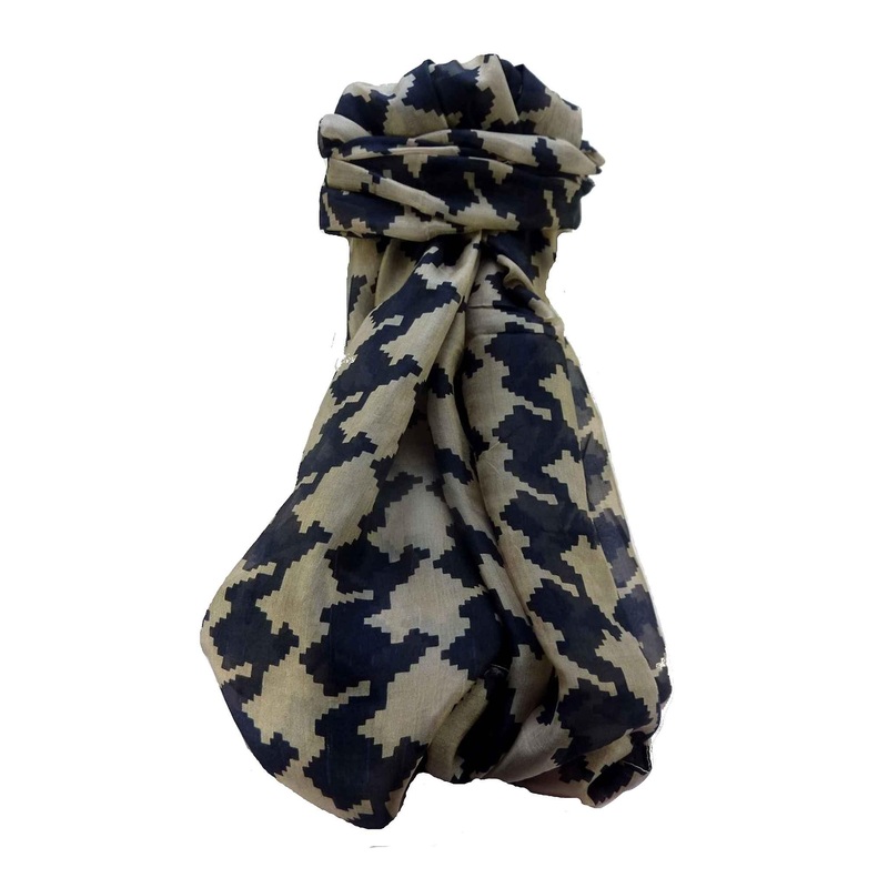 Mulberry Silk Contemporary Long Scarf Sunder Black by Pashmina & Silk | Fruugo SG