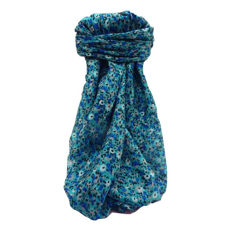 Mulberry Silk Contemporary Square Scarf Floral F249 by Pashmina & Silk | Fruugo SG