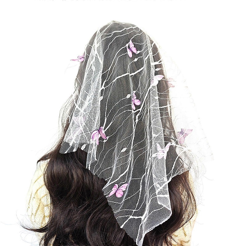 Women Butterfly Veil Headpiece Flora Fairy Photoshoot Props for Wedding Easter Festival Party Flora Fairy Headband  white purple | Fruugo SG