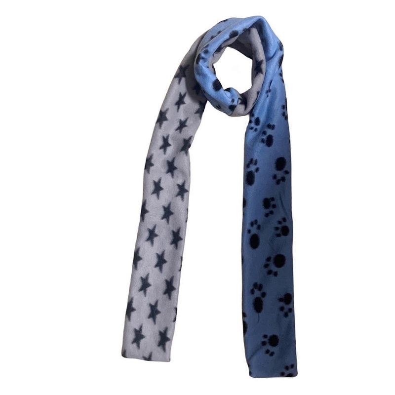 Dog Cat Paws Print Womens Infinity Scarf Lightweight Fleece Soft Scarf Winter Fall Shawl Wraps Neck Warmer Scarf  Blue | Fruugo SG