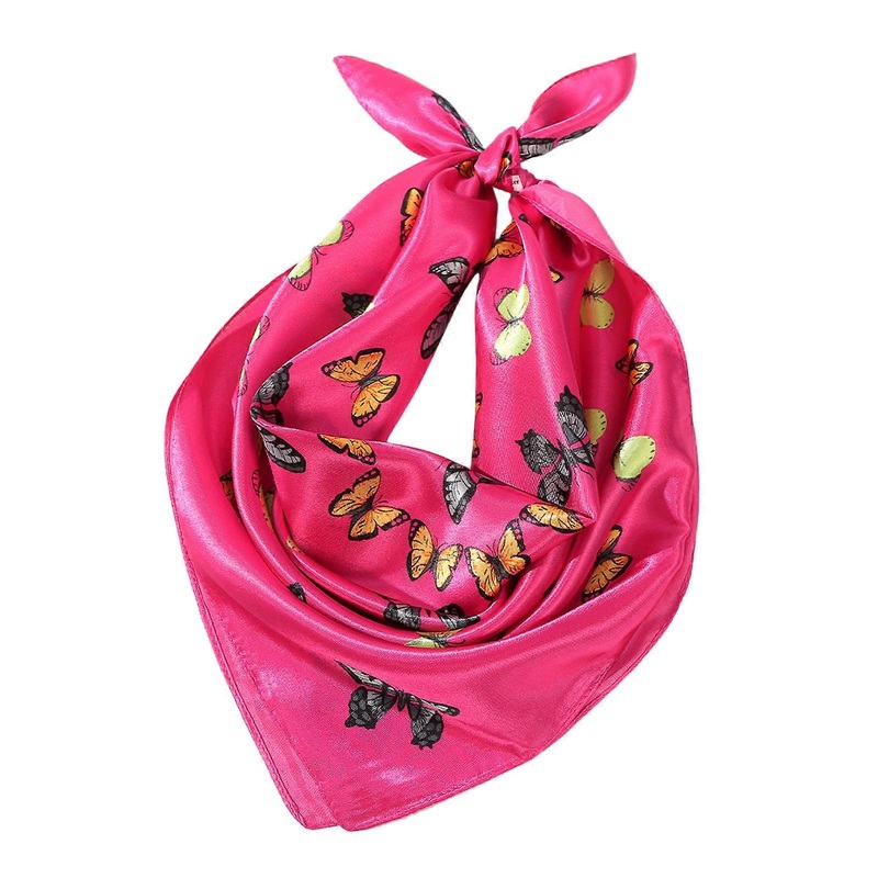 Elegant Pattern Scarf 2000s Silk Scarf Butterfly Shawl Head Wrap for Women and Girl Fashion Neckwear for Daily and Travel | Fruugo SG