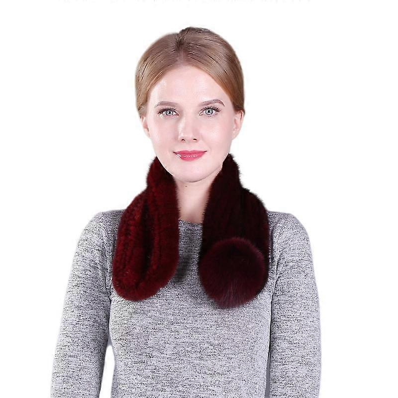 Evago Authentic Fox Fur Scarf for WomenReal Fur Mink fur Warm Soft Furry Wrap Around Loophole Scarf | Fruugo SG