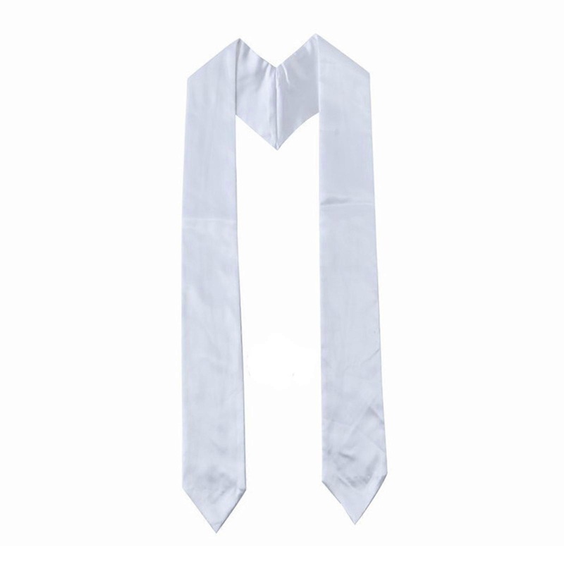 Graduation Stole White Soft Sash Unisex Kids Graduation Honor Stole Scarf for Preschool Student Graduate Photograph  Pure white 140CM | Fruugo SG