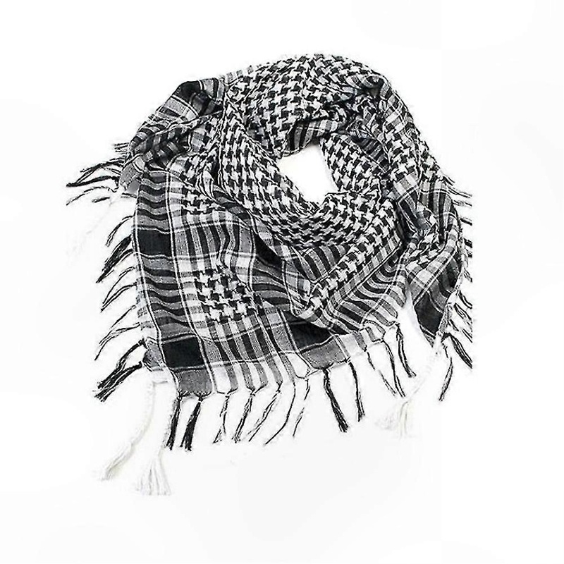 Gray and Black Palestinian Shawl for Women | Fruugo SG