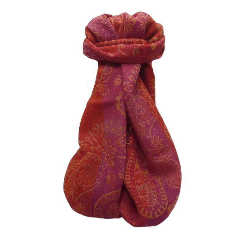 Muffler Scarf 6579 in Fine Pashmina Wool Heritage Range by Pashmina & Silk | Fruugo SG