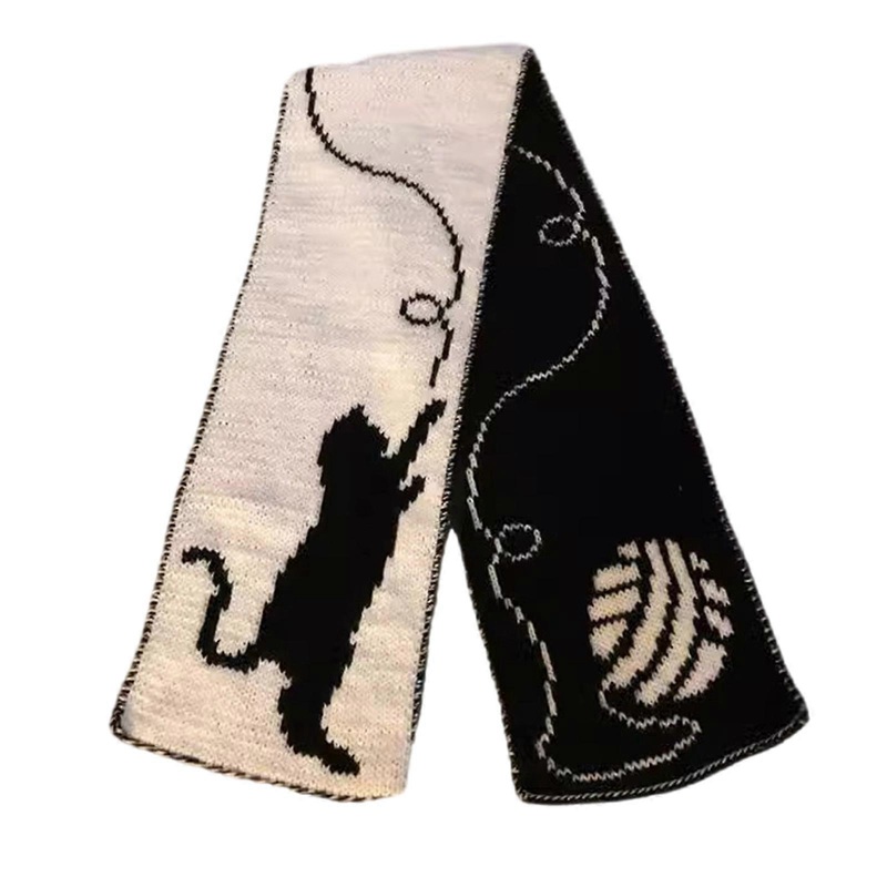 Women Winter Neck Warmer Stylish Scarf Cold Weather Cartoon Neck Wrap Winter Thicken Windproof Soft Scarf | Fruugo SG