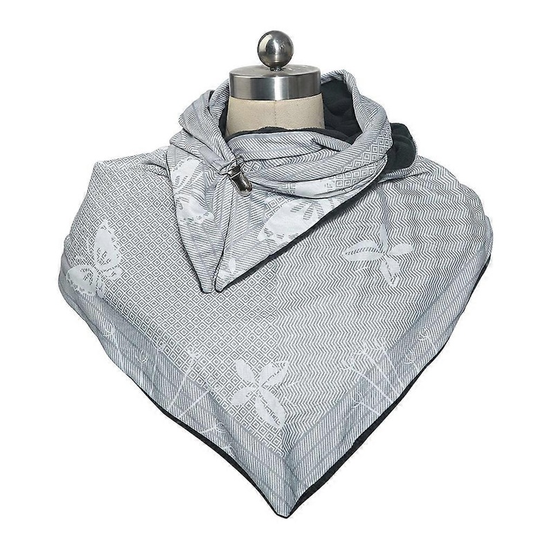 Women Winter Thick Warm for Triangle Scarf with Clip for Butterfly Print Shawl B  Gray | Fruugo SG