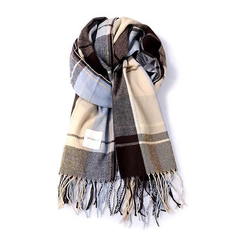 Classic Plaid Warm Scarf for Women 2024 Winter Fashion Student Shawl Scarf R3W3 | Fruugo SG