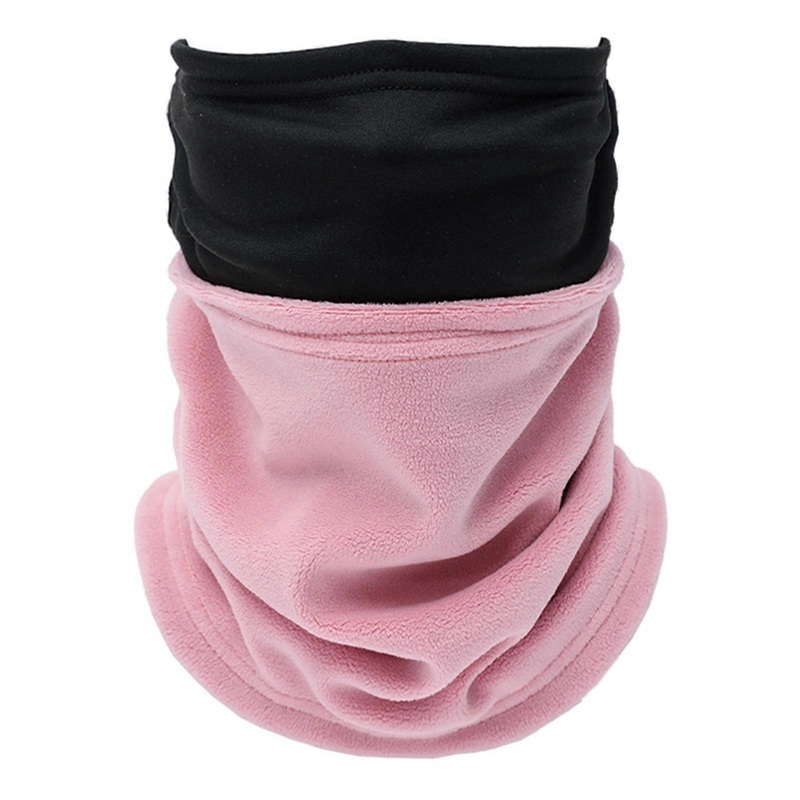 Color Matching Neck Gaiter Scarf for Men Woman Fleece Thick Face Cover Skiing Fleece Neck Warmer Winter Protect Face  Pink | Fruugo SG