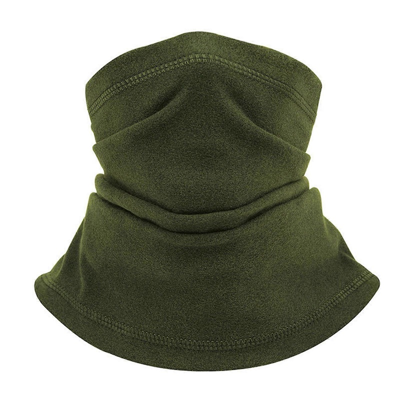 Fleece Neck Warmer Winter Neck Windproof Tube Scarf for Men Face Cover Mask Soft Half Face Cover Snowboard Gaiter Women  Army Green | Fruugo SG