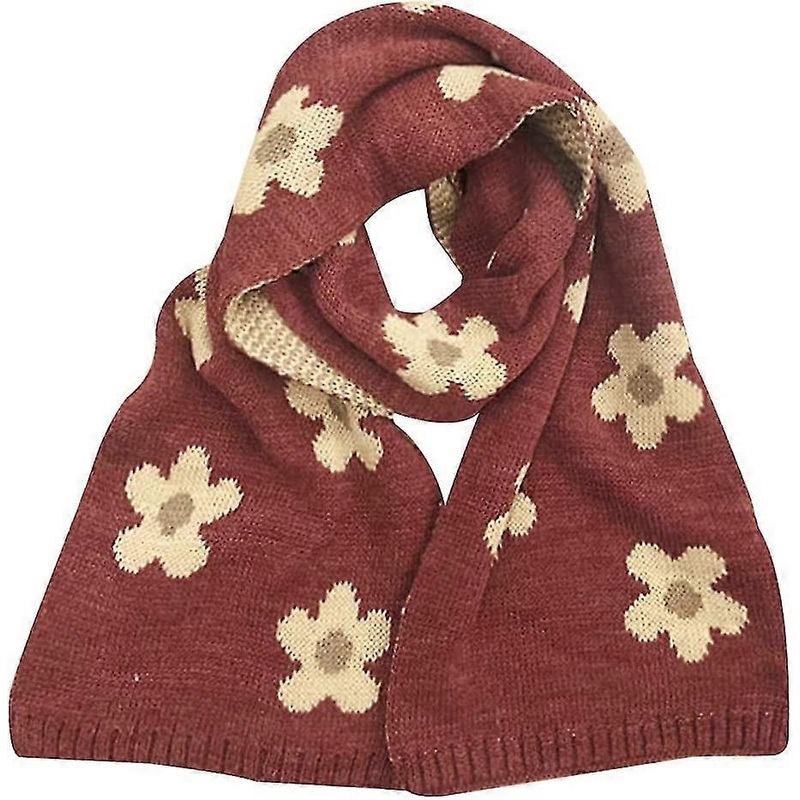 Kids Scarves Autumn Winter Wool Knit Scarf Warm Solid Color Neckerchiefs Collar Acsergery Gift | Fruugo SG