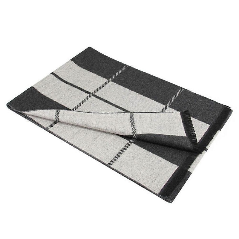 Mens Neckerchief Scarf Multi Color Grid Design Generous Winter Wear 180x30x0.25cm Warm 1Pcs | Fruugo SG