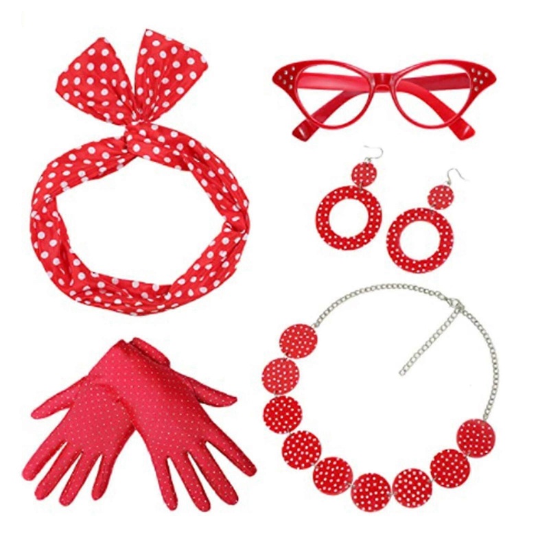 Womens 50s Dresses Womens Accessories With Chiffon Scarf | Fruugo SG