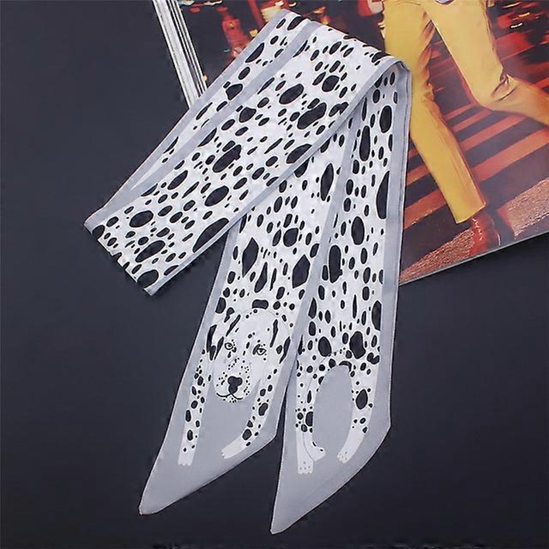 17 Colors Animal Print 2023 New Bag Skinny Silk Scarf For Women Luxury Brand Foulard Women Tie Fashion Head Scarves For Ladies | Fruugo SG