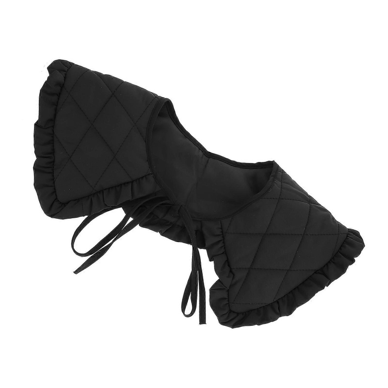 Autumn Winter Warm Scarf Warm Fake Collar Winter Detachable Collar Shawl Wrap for Ladies Daily Wear Black 46X33X05CM 1Pcs | Fruugo SG