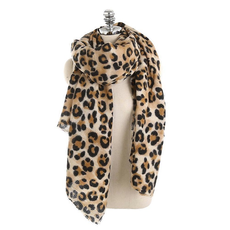 Classic Leopard Scarf, Combines Comfort and Style in Cold Weather | Fruugo SG