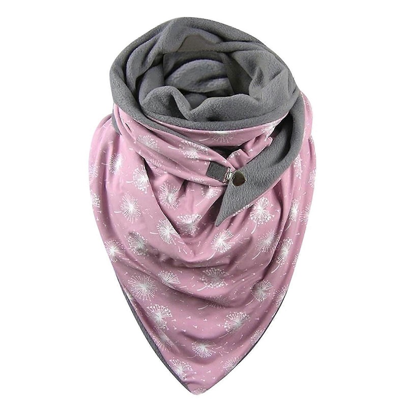 fashion women soild dot printing button soft wrap casual warm scarves shawls | Fruugo SG
